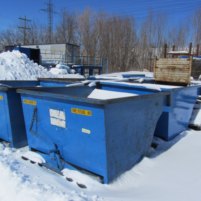 Item 307 Steel Self Dumping Hoppers 1 Yard RDR Steel Sales