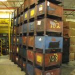 ITEM # 126 - SOLID STEEL CONTAINERS  36" x 24" x 18" Deep