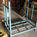 ITEM # 138 - STEEL COLLAPSIBLE 4-POST RACKS 30.5" x 45.5" x 49" H