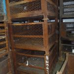 Item #323: Steel Mesh Baskets 40" x 48" x 31" o/h (22" ID)
