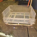 Item #321: Steel Mesh Baskets 40" x 48" x 16" Knock Down