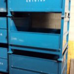 Item #336: Steel Bins 45" x 48" x 34" o/h, NEW, NEVER BEEN USED.