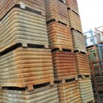 Item #351 Steel Corrugated Bins 32" x 40" x 30" o/h (24" ID)