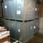 Item #373: Steel Collapsible Bins 44" x 57" x 43"