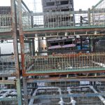 Item #380: Steel Mesh Baskets 75" x 54" x 37" o/h (29" ID)