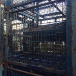 Item #372: Steel Mesh Baskets 57" x 47" x 50" o/h