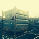 Item #402: Steel Solid Bins 32" x 36" x 38" o/h