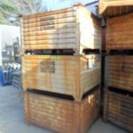 Item #475: Steel Corrugated Bins 42" x 48" x (24" ID)