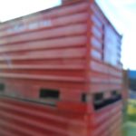Item #477: Steel Corrugated Bins 39" x 48" x 32" o/h (24" ID)