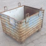 Item #503: Steel Corrugated Bins 42" x 35" x 27" o/h