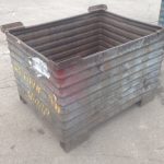 Item #509: Steel Corrugated Bins 46" x 36" x 32" o/h