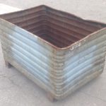 Item #508: Steel Corrugated Bins 48" x 32" x 28" o/h