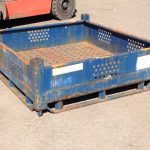 Item #515: Steel Vented Bins 53" x 48" x 18" o/h