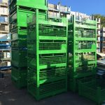used steel mesh baskets