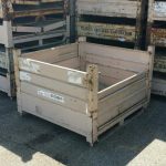 Item #615: Steel Knock Down Solid Bins 45" x 48" x 34" o/h (24" ID)
