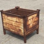 Item #668: Steel Corrugated Bins 40" x 31" x 32" o/h