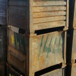 Item #691: Steel Corrugated Bins Flow-matic 24" x 30" x 30" o/h (24" ID)