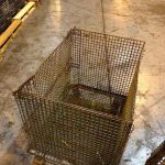 Item #711: Steel Collapsible Mesh Baskets 24" x 36" x 30" o/h (24" ID)