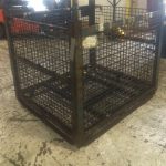 Item #721: Steel Mesh Baskets 57" x 48" x 50" o/h, 2 gates