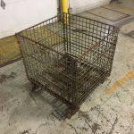 Item #780: Steel Mesh Baskets 30" x 30" x 30" o/h