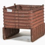 Item #798: Steel Corrugated Bins 36" x 31" x 31" o/h