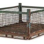 Item #801: Steel Mesh Baskets 67" x 54" x 34" o/h