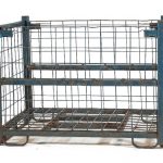 Item #803: Steel Mesh Baskets 67" x 54" x 49" o/h