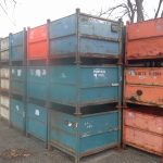 Item #789: Steel Bins 34.5" x 40.5" x 32" o/h
