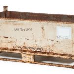 Item #809: Steel Bins 64" x 30" x 29.5" o/h