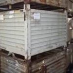 Item #892: Steel Corrugated Bins 53" x 42" x 38" o/h