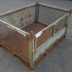 Item #887: Steel Mesh Bins 48.5" x 36" x 26" o/h