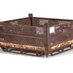 Item #893: Steel Vented Bins 53" x 48" x 26" o/h