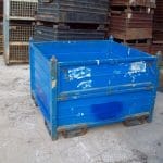 Item #1016: Steel Bins 45" x 48" x 34" o/h, 1 gate.