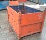 Item #1054: Steel Bins 60" x 36" x 36.5" o/h