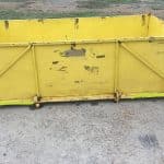 Item #1060: Steel Bins 88" x 47" x 29" o/h, no gates