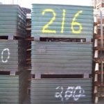 Item #2014: Steel Corrugated Bins 36" x 46" x 28" o/h, (24" ID).