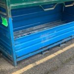 Item #2006: Steel Corrugated Bins 84" x 32" x 34" o/h, gate.