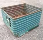 Item #2017: Steel Corrugated Bins 49" x 42" x 28" o/h.