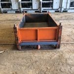 Item #2068: Steel Bins 48" x 30" x 18" o/h, no gates