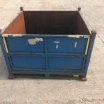 Item #2060: Steel Bins 48" x 50" x 32" o/h, no gates.