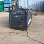 Item #2057: Steel Solid Bins 64" x 30" x 32" o/h, no gates.