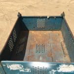 Item #2054: Steel Vented Bins 54" x 44" x 23" o/h, no gates.
