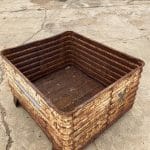 Item #2080: Steel Corrugated Bins 48.5" x 42" x 28" o/h, No Doors.