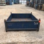 Item #2150: Steel Bins 69" x 66" x 25" OA ht, no gate.