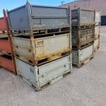 solid steel bins for sale