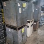 Item #2336: Steel Bins 24" x 24" x 36" OA ht, (30" inside ht), top lifting.