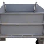 Item #2317: Steel Bins 52" x 44" x 36" OA ht, 2 gates.