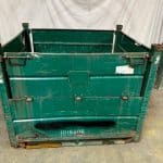 Item #2299: Steel Bins 52" x 44" x 42" OA ht, 2 gates on 52" sides.