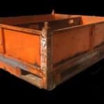 Item #2281: Steel Bins 60" x 48" x 20" OA ht, no gates.