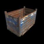 Item #2294: Steel Corrugated Bins 48" x 30" x 32" OA ht, 2 gates